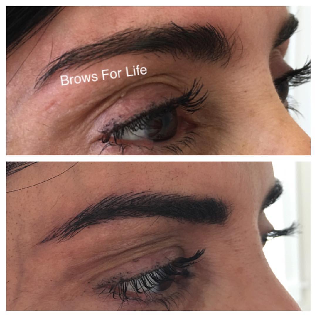 Powder brow result