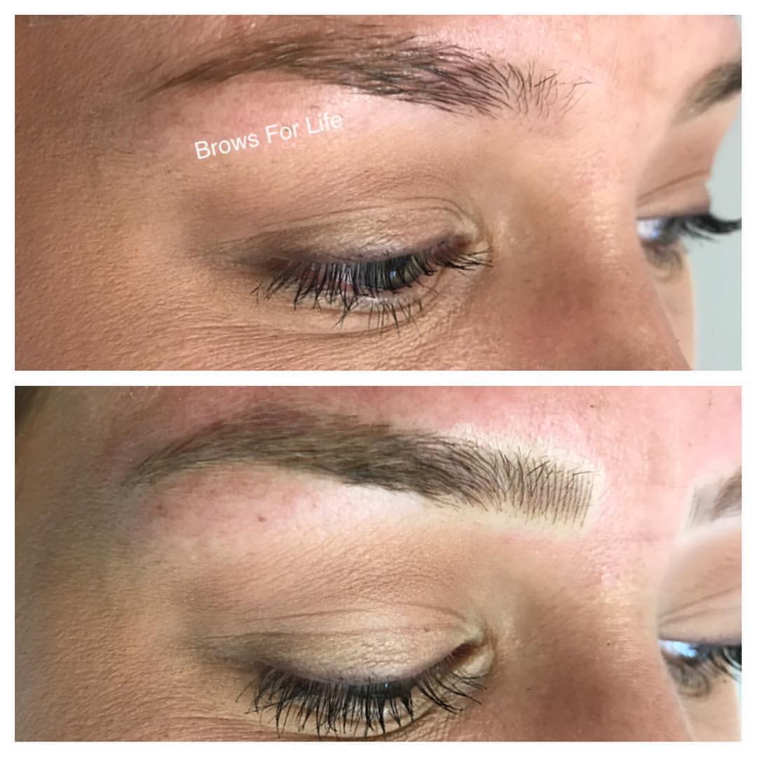 Healed microblading